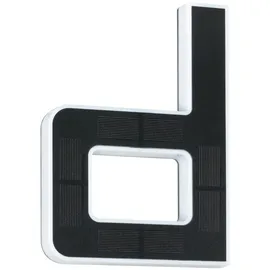 Paulmann LED Außen-Wandleuchte Solar Hausnummer, LED fest integriert, Warmweiß, LED-Modul, Hausnummern, Buchstaben wählbar, Akku wechselbar schwarz 16 cm x 23 cm x 3 cm