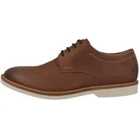 CLARKS Atticus Ltlace Oxford, Dark Tan Lea, 43 EU