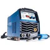 IPOTOOLS MIG-160ERS 5in1 MIG MAG Schweißgerät - Schutzgas Schweissgerät mit 160 Ampere Inverter FLUX/Fülldrahtschweißgerät ohne Gas Elektroden/E-Hand geeignet/Digital/IGBT / 230V / 7 Jahre Garantie