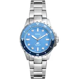 Fossil Damenuhr, FOSSIL BLUE DIVE ES5353 silber