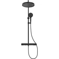 EMKE Emke, Duschsystem, mit Thermostat, Handbrause + Regendusche(2 Strahlstärken)