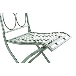 CLP Sibell Gartenstuhl 42 x 49 x 91,5 cm antik-grün 2er Set