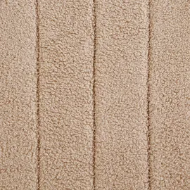Beliani Schaukelsessel LEKNES Bouclé 0 x 0 x 0 cm Beige gepolstert