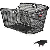 KLICKfix Citymax Fahrradkorb schwarz