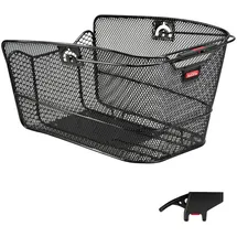 KLICKfix Citymax Fahrradkorb schwarz