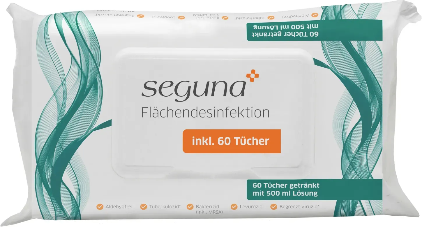 SEGUNA Flächendesinfektion inkl. 60 Tücher