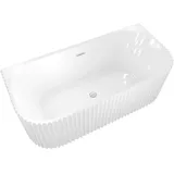 AcquaVapore freistehende Badewanne Wanne Acryl F07 170x80cm Armatur wählbar Komfort-Armatur