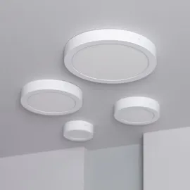 efectoLED Deckenleuchte 12W Rund Aluminium