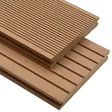 vidaXL WPC Terrassendielen 10 m2 2,2 m teak