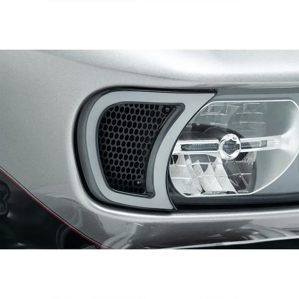 Kuryakyn Tracer S Vent Blinker Für Motorräder - Silver - One Size