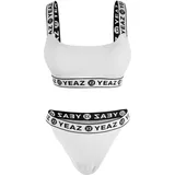 YEAZ Bandeau-Bikini Damen Weiß XXL