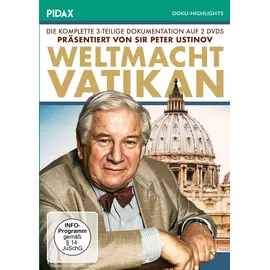 Pidax Film- und Hörspielverlag Weltmacht Vatikan - präsentiert von Sir Peter Ustinov / Die komplette 3-teilige Dokumentation präsentiert von Sir Peter Ustinov (Pidax Doku-Highlights) [2 DVDs]