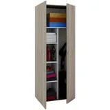 VCM Mehrzweckschrank Vandol 70 x 178 x 40 cm braun