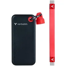 Verbatim Pocket SSD 512 GB USB 3.2 Rot/Schwarz