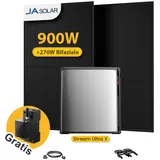 1170W Bifazial Balkonkraftwerk Ecoflow Stream Ultra X 3840Wh All-in-One Speicher