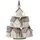 Star Trading LED Weihnachtsdorf Grauberg mit Spieluhr 29 x Ø 21 cm grau/weiß