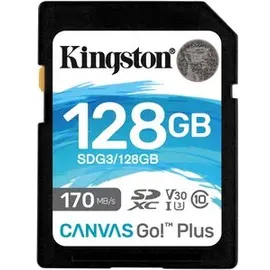 Kingston SDXC Canvas Go! Plus 128 GB Class 10 UHS-I V30