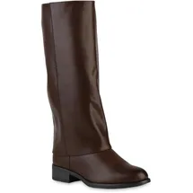 Stiefelparadies Damen Klassische Stiefel in Braun