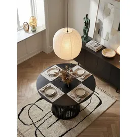 KADIMA DESIGN Esszimmertisch Ø 120 cm schwarz