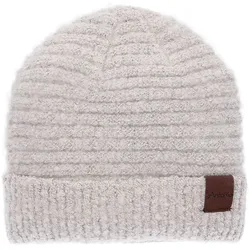 Antonio Damen Strick Mütze Bouclé Beanie  beige