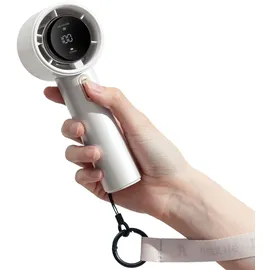 JISULIFE Pro1 3600 mAh FA53 (ABS) Mini-Gebläse, tragbarer USB-Ventilator - Weiß