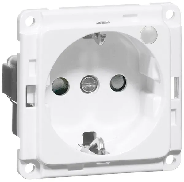 Peha SCHUKO-Steckdose rws D 6611.02 ME GLK SI