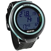 Mares Puck 4 Tauchcomputer - Luft und Nitrox, Farbe:aqua