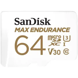 SanDisk Max Endurance microSD Class 10 UHS-I V30 + SD-Adapter 64 GB