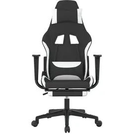 vidaXL Horus Gaming-Stuhl Schwarz/Weiß