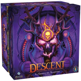 Asmodee - Descent, Legenden der Finsternis: Der Krieg des Verräters - Erweiterung des Brettspiels, 1-4 Spieler, 14+ Jahre - Italienische Sprache