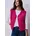 Damen Weste mit V-Neck aus Teddy-Material 46