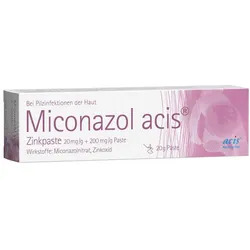 Miconazol acis Zinkpaste