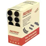 FASTECH® Klettpunkte Hotmelt 20 mm Schwarz 460 Teile