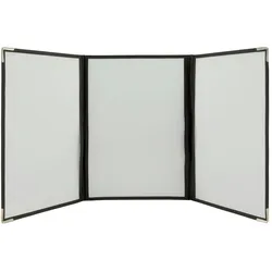 Securit® Crystal transparenter Menühalter - Dreifach A4 (zeigt 6xA4) - 3er Set