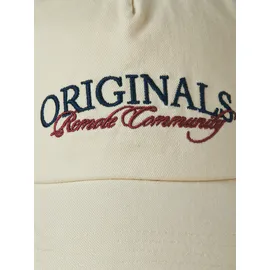 JACK & JONES JACFRAME WASHED EMB CAP SN beige One Size