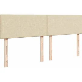 vidaXL Boxspringbett 180 x 200 cm Creme