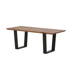 Woodford Massivholztisch  Pantheon , holzfarben , Maße (cm): B: 90 H: 76