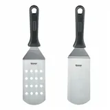 Westmark Wender Master Line 2er Set 15 x 7,5 cm gelocht + ungelocht Edelstahl Schwarz/Silberfarben