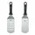Westmark Wender Master Line 2er Set 15 x 7,5 cm gelocht + ungelocht Edelstahl Schwarz/Silberfarben