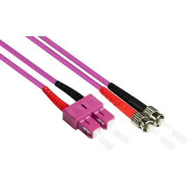 Good Connections Patchkabel LWL Duplex OM4 (Multimode, 50/125) SC/ST, 2m, Good Connections®