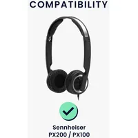 Kwmobile 2X Ohrpolster kompatibel mit Sennheiser PX200 / PX100