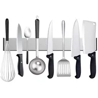 BAYLI Magnetleiste selbstklebend [50cm] - Messerleiste Edelstahl Ohne Bohren