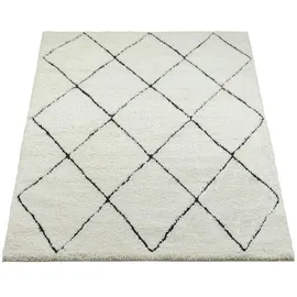 Möbel Kraft Webteppich ¦ weiß ¦ Synthetische Fasern ¦ Maße (cm): B: 80