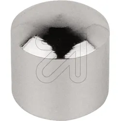 Abschluß-Knopf, chrom