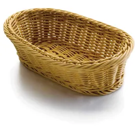 Lacor 63481 Ovalen Brotkorb 24x17x8, Polypropilene, Beige, 24 x 17 x 8 cm