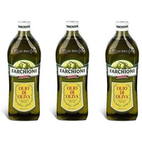 Farchioni Olio Di Oliva Italienisches Olivenöl-Glas, 1 L, 3 Stück
