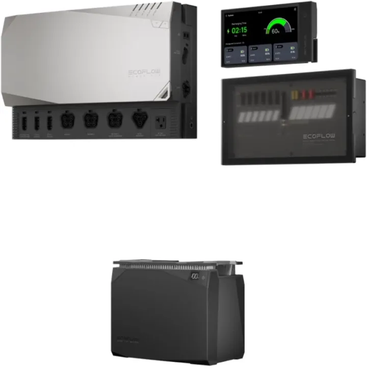 EcoFlow Independence Kit mit Power Hub, Distribution Panel, Monitor, Kabelpaket und Akku im Set 2 kWh