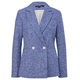 Comma, Blazer mit Strukturmuster, Royal Melange, 40