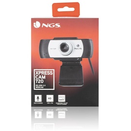 NGS XpressCam720 USB 2.0 720 Pixel Schwarz, Grau, Silber