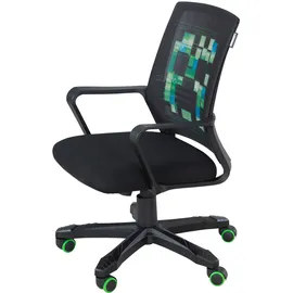 Phoenix Minecraft Drehstuhl Kunststoff Schwarz
